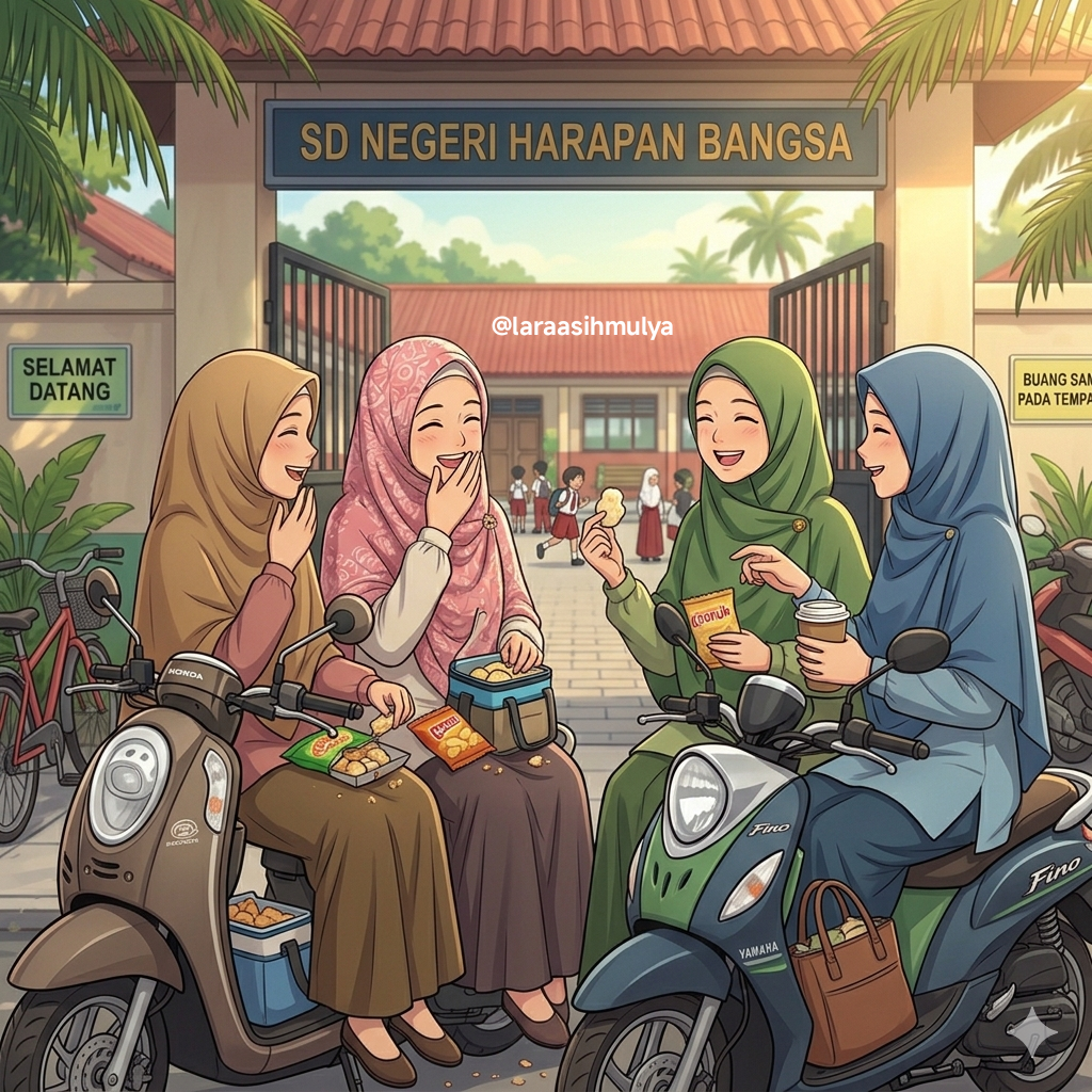 Habis Antar Anak Kok Ndak Pulang..?